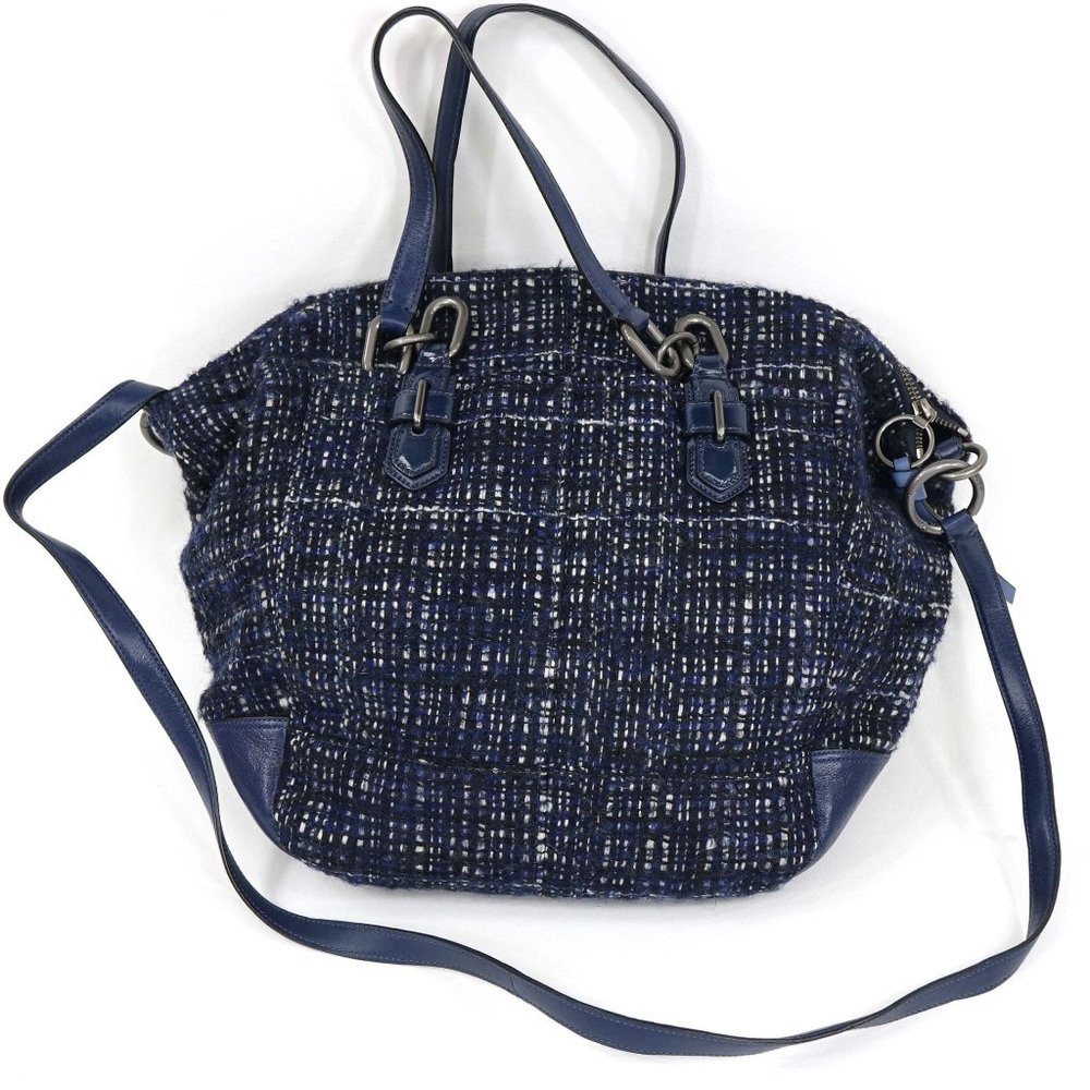 Authentic Coach Chelsea Boucle Emerson Satchel/Convertible Tote